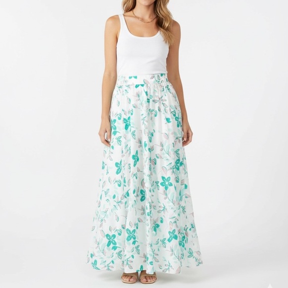 NWT Dorothee Schumacher Bold Flowers Skirt Maxi Flowy Summer Sz 4 US 10